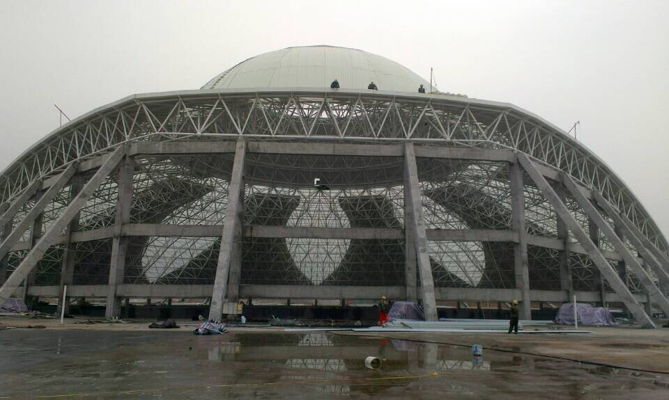 哈尔滨温泉馆网架工程